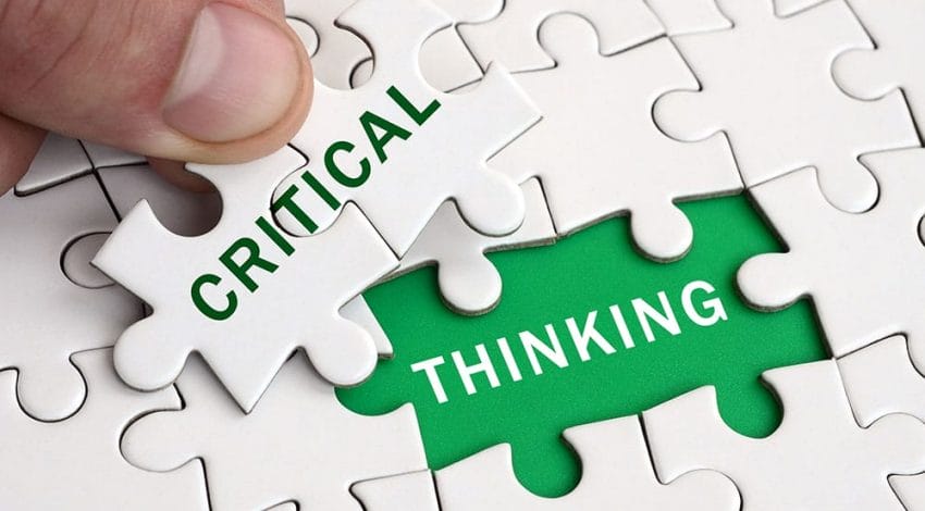 Critical thinking is a vital piece to any culture